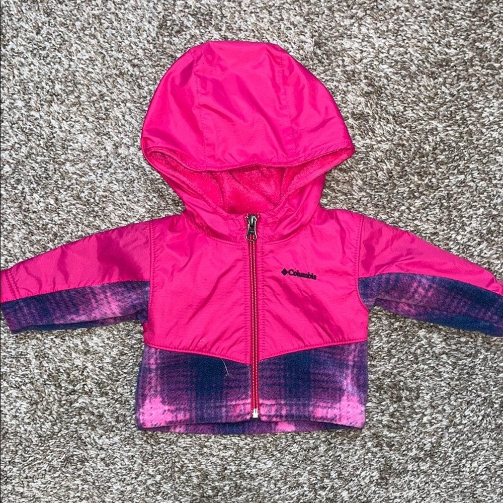 Columbia Pink and Purple Infant Jacket